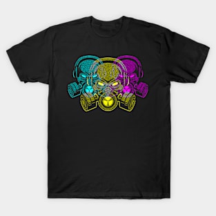 Tri-Portrait Skull - DS13 T-Shirt